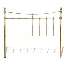 Full size deals brass headboard